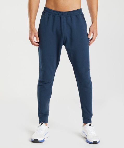 Men's Gymshark Rest Day Knit Jogger Navy | CA 30586N